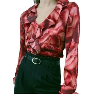 Jones New York Ruffled Blouse